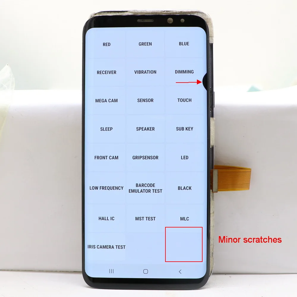 With defects For Samsung Galaxy S8 Plus LCD Display Touch Panel Digitizer G955 G955U G955F Lcd Screen Replacement 100% testing
