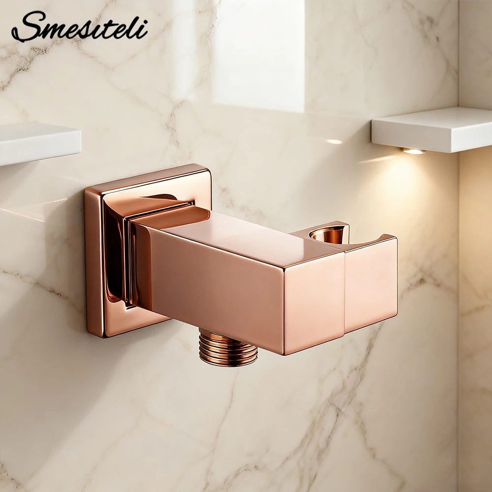 

Shower Head Holder Adjustable Wall Mounted Shower Holder Showerhead Handheld Bracket Bathroom Accessory Brass Accessories