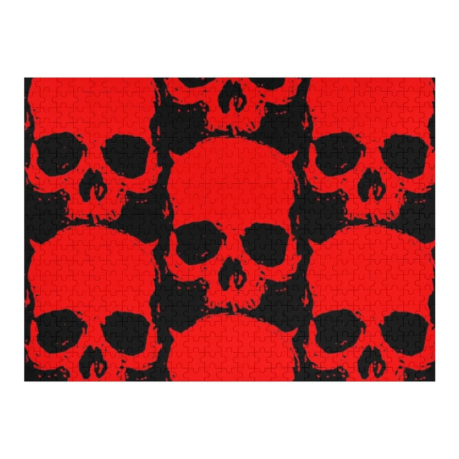 

Головоломка с черепом маленького красного дьявола, головоломка на заказ, индивидуальная детская подарочная игра, детская головоломка