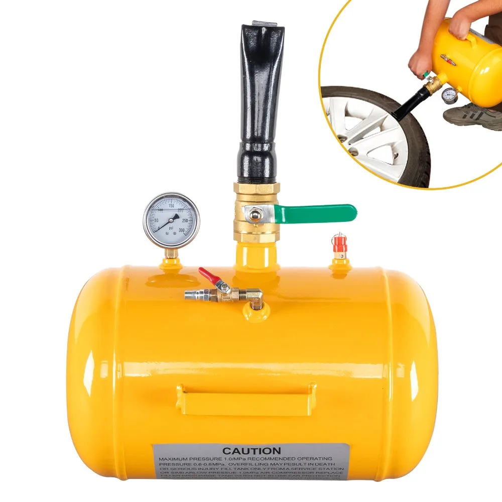 145 PSI 5 Gallon Air Tire Bead Seater Blaster Tool Seating Inflator Truck ATV