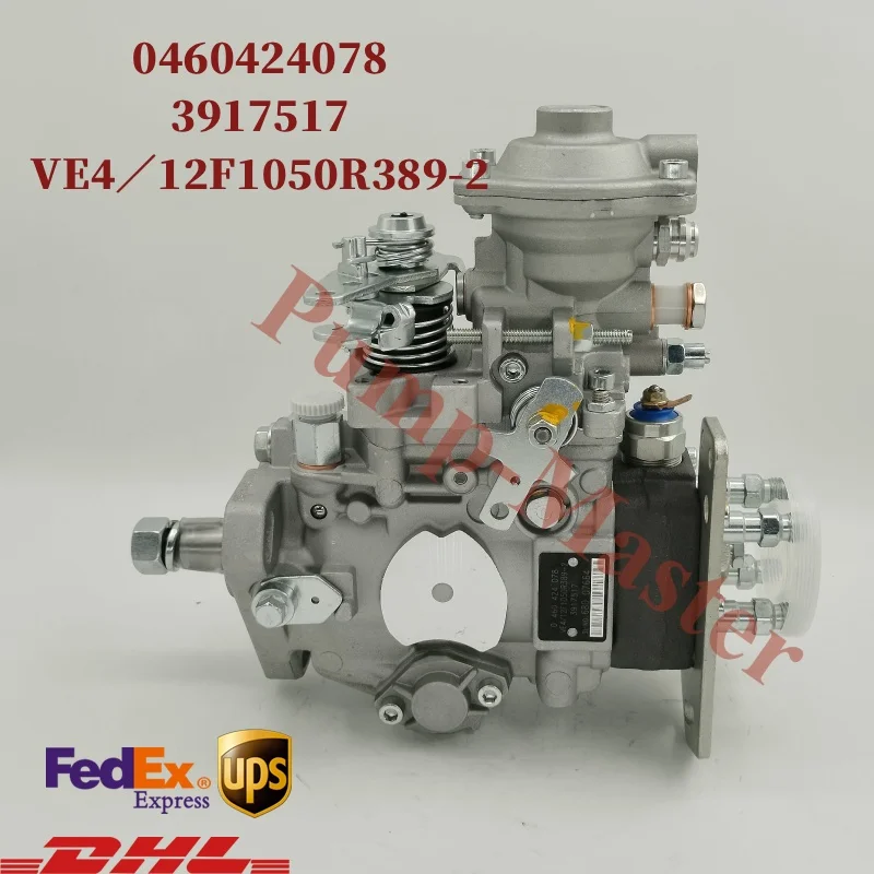 0460424078 VE4 12F1050R389-2 High Quality Fuel Pump for Cummins 4BT-390 AUTOM 78KW 3917517 Fuel Injection Pump