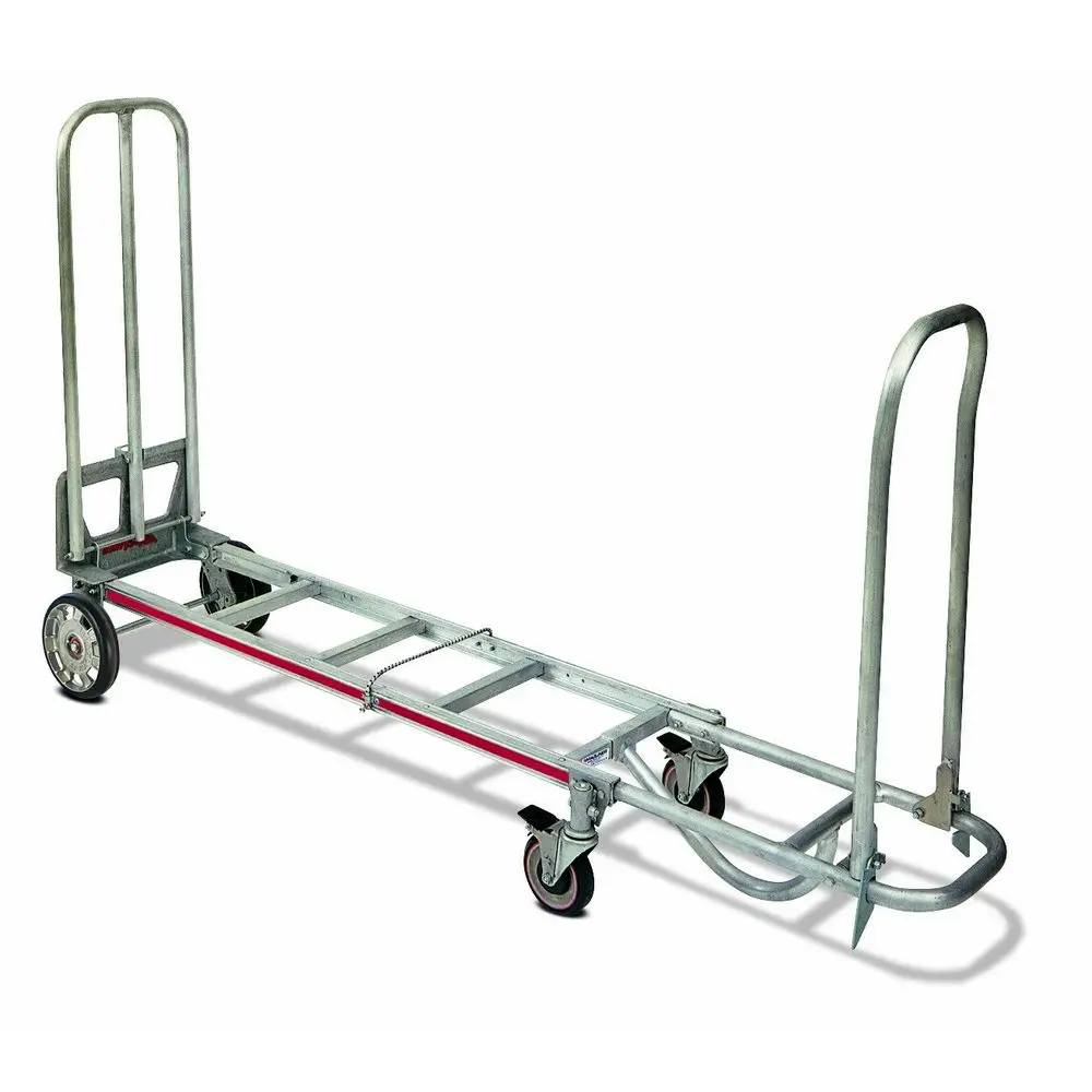 

Складная тележка с 4 колесами, ручкой-петлей, резиновыми колесами, грузоподъемностью 200 фунтов, 73 выс. x 17 ш. x 16 гл. дюймов