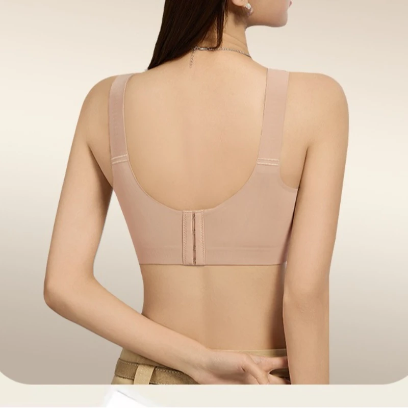 Minimize Bra Thin Version Traceless WireFree Rabbit Ear Full Cup 7 Gears Adjustable Lift Up Bras M L XL 2XL 3XL