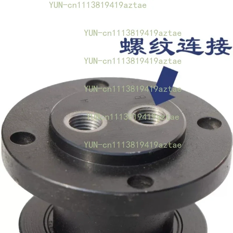 High Pressure Hydraulic Rotary Joint 2 Way Carbon Steel Universal Central Rotation 360 Degree for Industrial Machinery Heavy