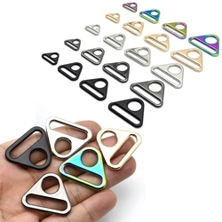 5pcs Metal Triangle Ring Buckles Adjustable Buckle for Backpack Hanger Bag Parts Strap Belt Garment Luggage DIY Accessories