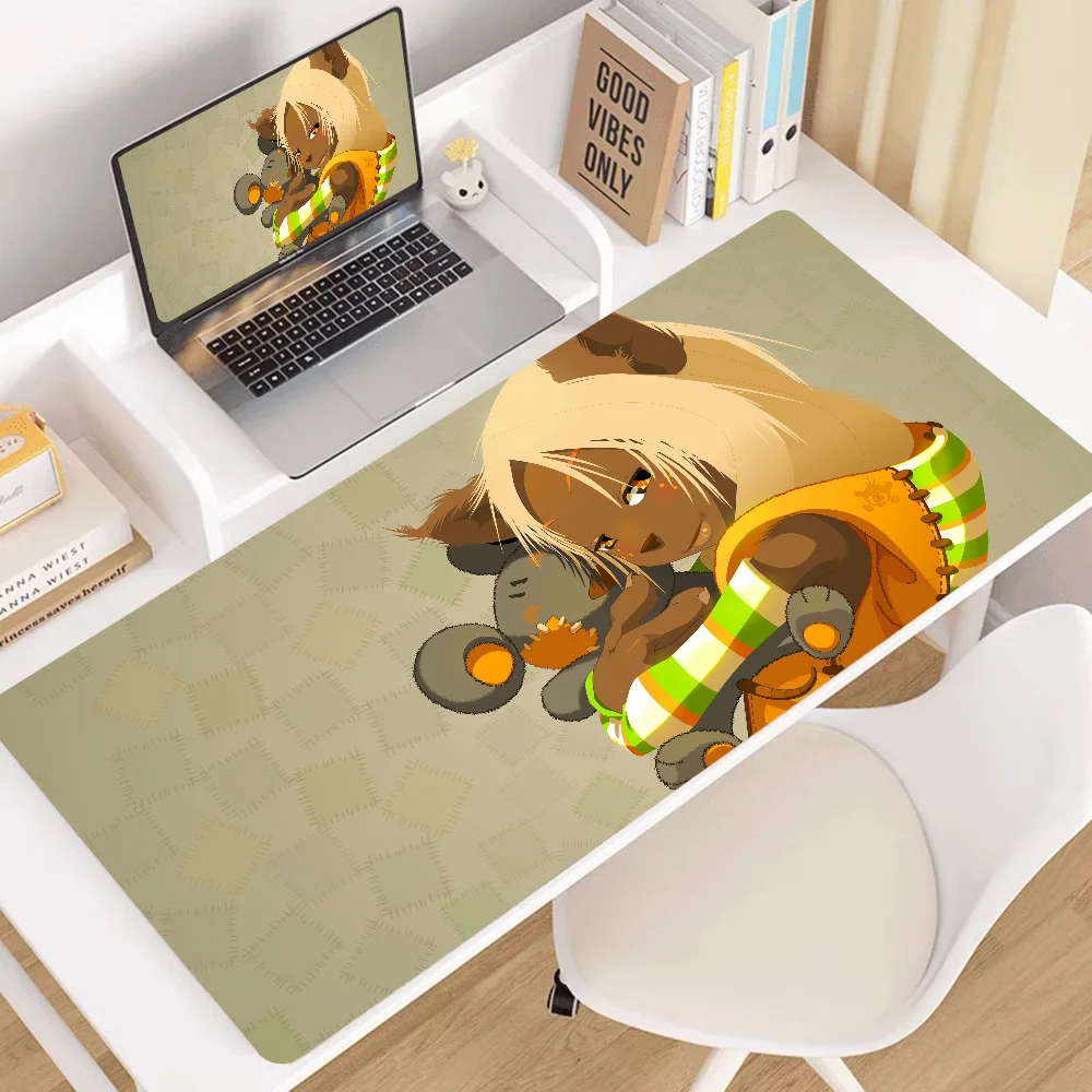 لعبة W-Wakfu Cool F لطيف سيليكون كبير/صغير إلى لوحة الماوس حجم اللعبة للوحة لوحة المفاتيح اللعبة