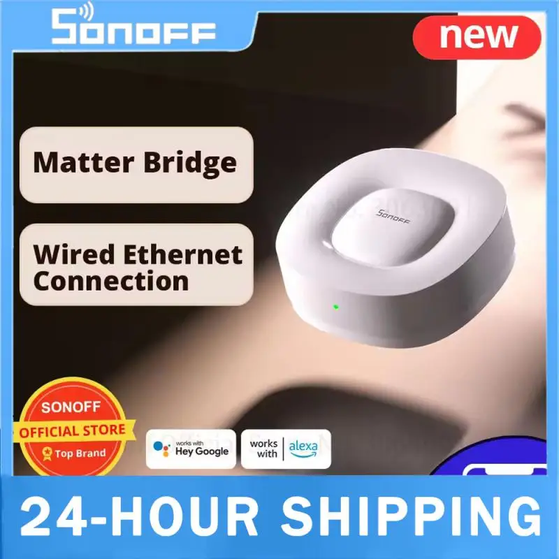 SONOFF ZBBridge-U Zigbee 3.0 Matter Bridge Ultra Smart Home Security Ethernet Connection EWeLink Works With Alexa Google Home