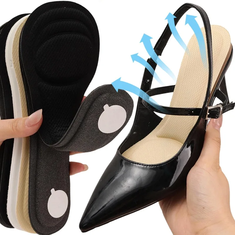 Vorfuß-Polster-Einlegesohlen aus weichem Schaumstoff, rutschfeste Komfortpolster für High Heels, Pumps, flache Schuhe, Sandalen, Keilabsätze und Slipper