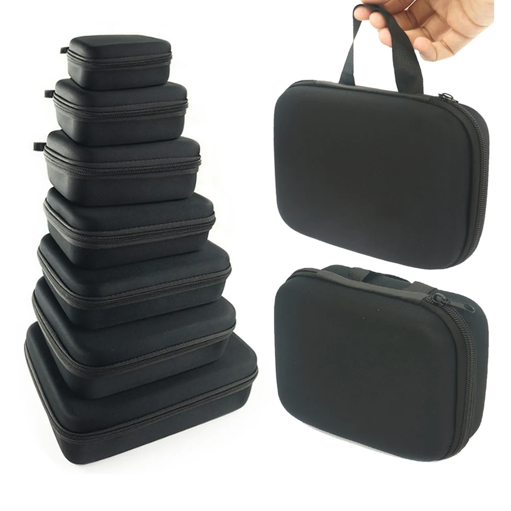 EVA Hard Storage Box For Hardware Tools Case Travel Zipper Bag Outdoor Tool Earphone Drone Hard Drive Storage Accessories