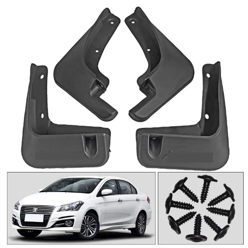 My good car Car Mud Flaps For Suzuki Alivio Sedan 2014-2017 Mudflaps Splash Guards Mud Flap Mudguards Fender 2015 2016