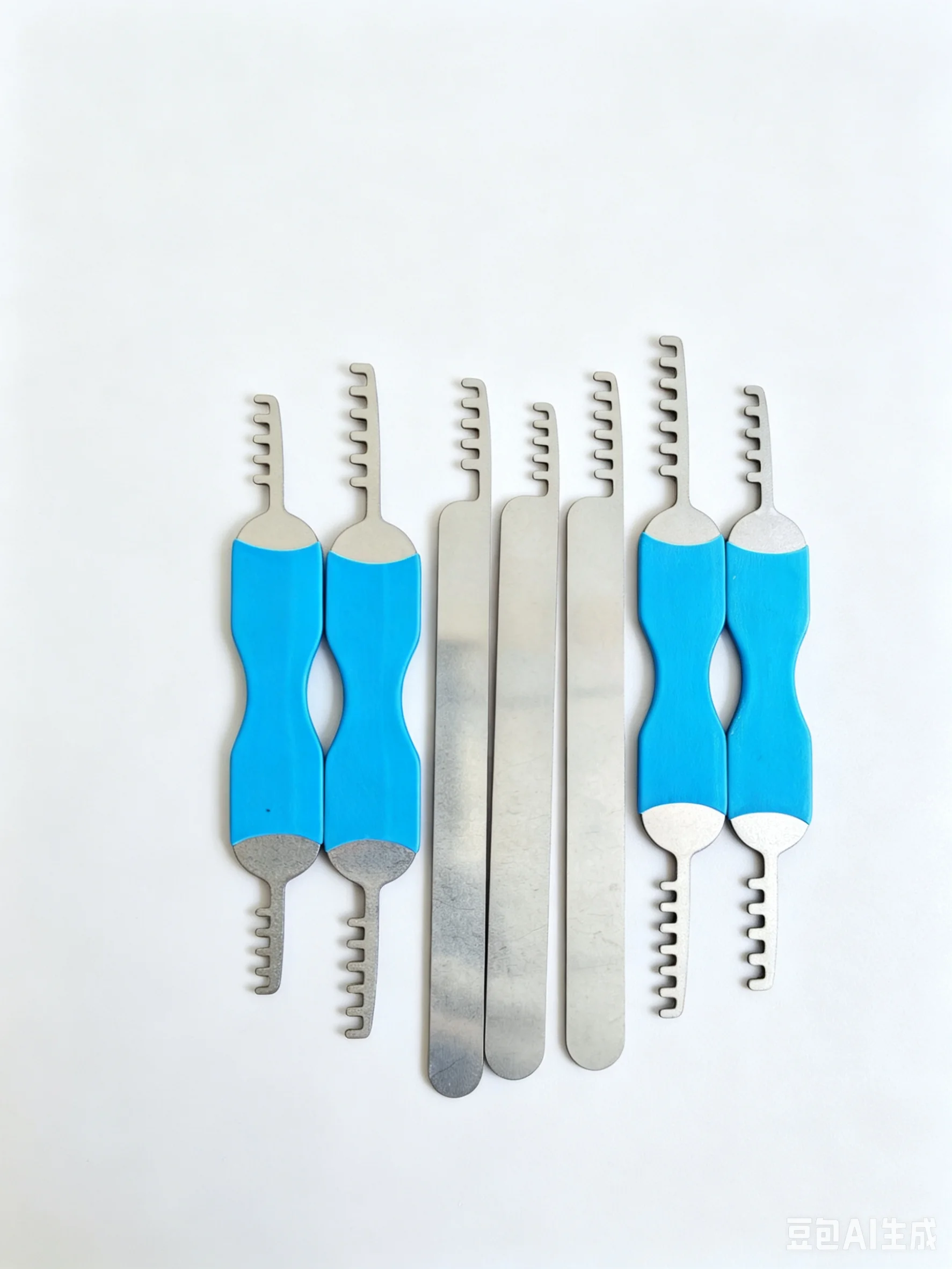 7Pcs Stainless Steel Comb Pick Hand Tools Set for Firefighters EMS Personnel Officers - Essential Firefighter Tools