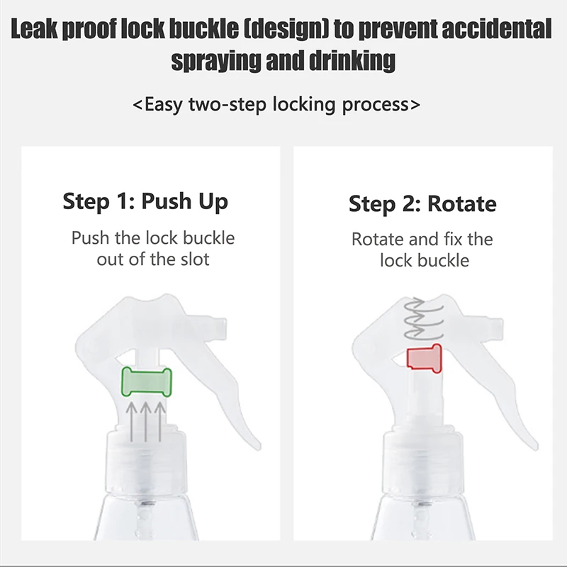 200 ミリリットルプラスチッククリーニングハンドトリガースプレーボトル庭の水噴霧器気化器保湿剤詰め替えボトル旅行容器