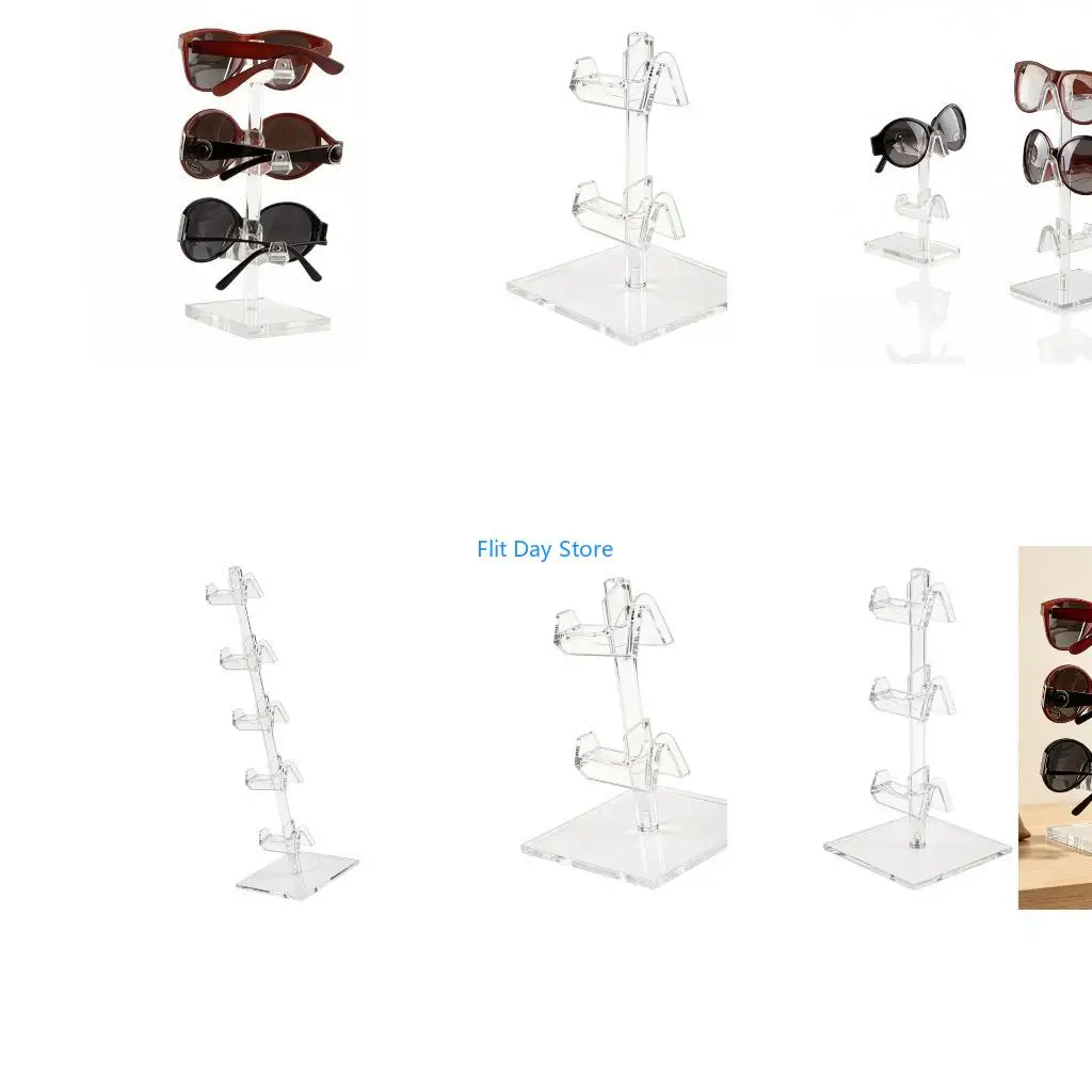 F92C Unique Multilevel Eyewear Showcases Rack For Stores Homes And Exhibitions