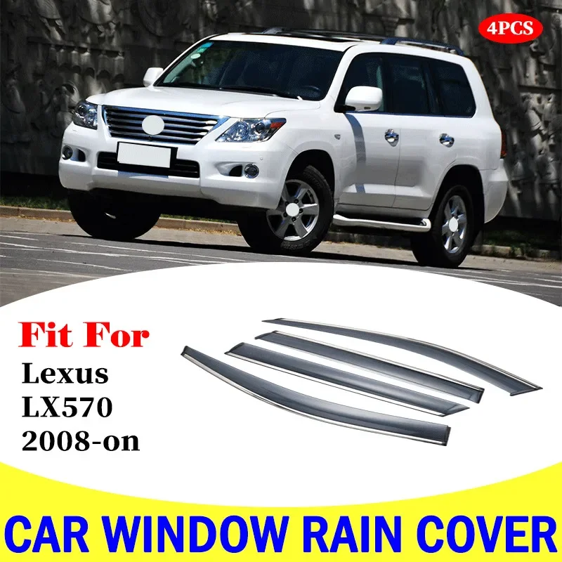 

Car Window Rain Shield Visor Guards Protector Sun Wind Deflector Awning Shade Cover For FOR Lexus LX570 Car Accessories 2018-on