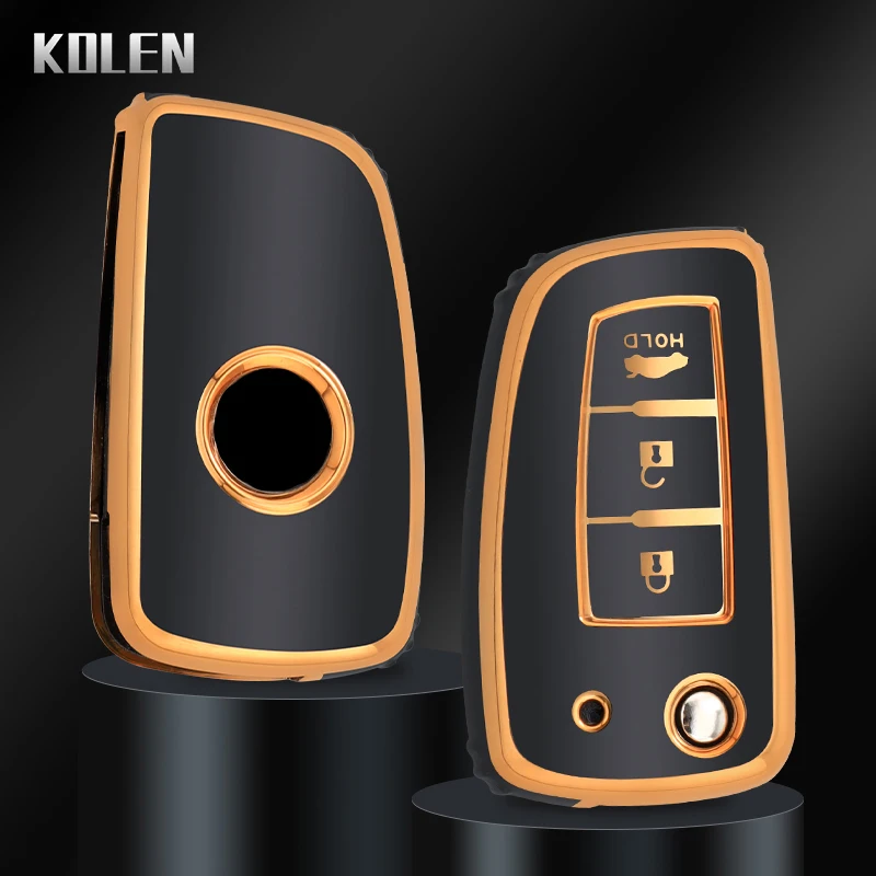 TPU Auto Klappschlüssel Fall Abdeckung Shell Fob Für Nissan Qashqai X-Trail Juke J11 Murano Tiida Altima maxima Livina Nismo Zubehör