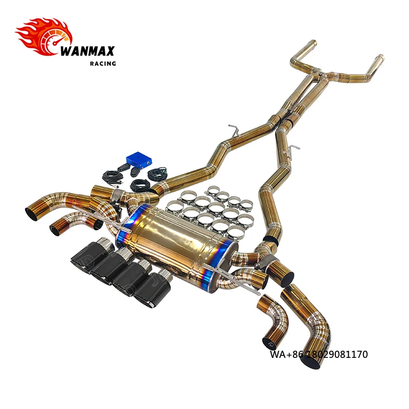 

Factory Direct Sales Valvetronic Titanium Exhaust Catback Stainless Steel Frontpipe with Heat Shield for F90 M5