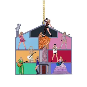 Acrylscheiben -Leichtball -Anhänger, Autodekoration, kreative Dekoration 8 Hauptverkaufs -Acrylkugel - №5