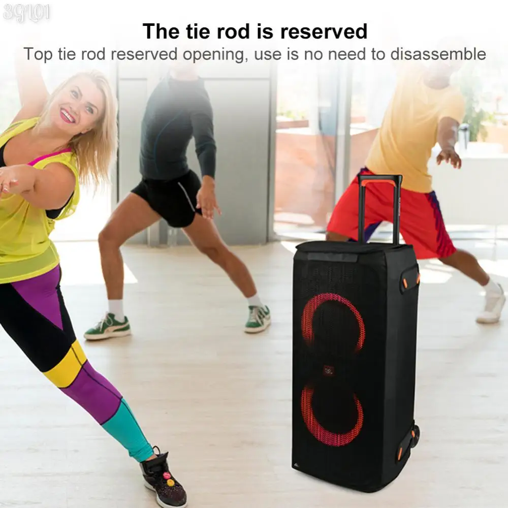 Impermeável Speaker Capa Contra Poeira, Luva protetora resistente a riscos para JBL PartyBox 310, Alto-falante compatível com Bluetooth