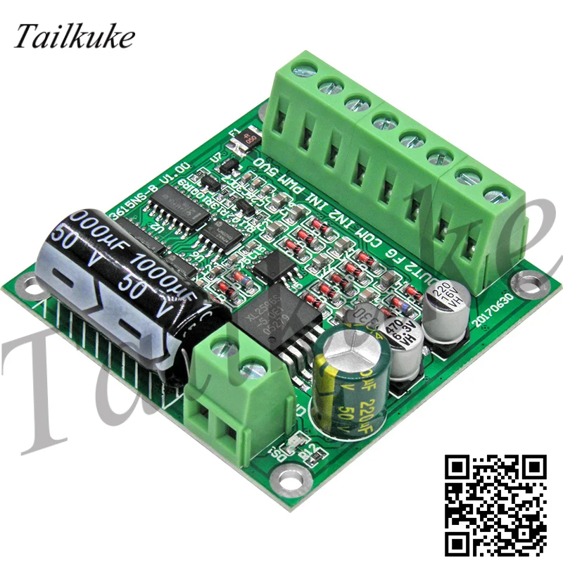 9/12/24/36V 360W High Power DC Motor Driver Module/Board H-Bridge L298 Logic PWM Speed Regulation