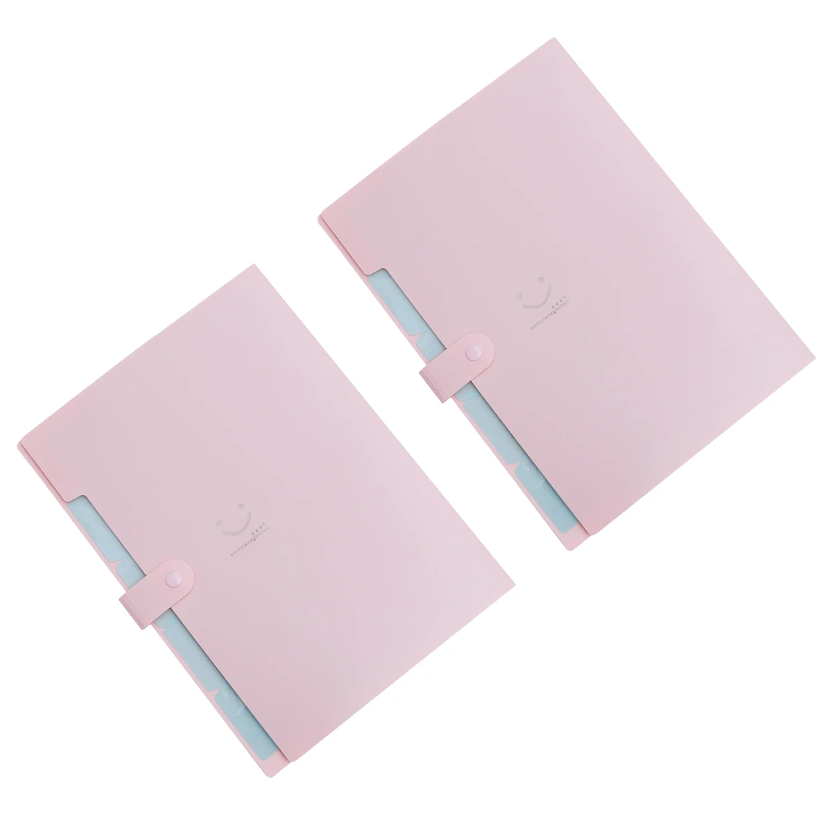 

2Pcs A4 Plastic File Folder Lightweight Multi-layerInserted Pages Office Documents Storage Organizer