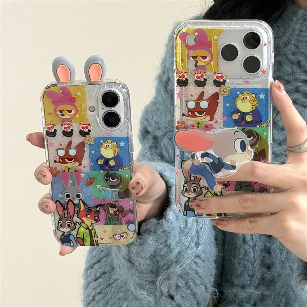

Korean INS Embroidered 3D Puppy Phone Case With Card Slot for iPhone 17 Pro 13 14 15 Pro Max 16 Fashion Denim Shockproof Fundas