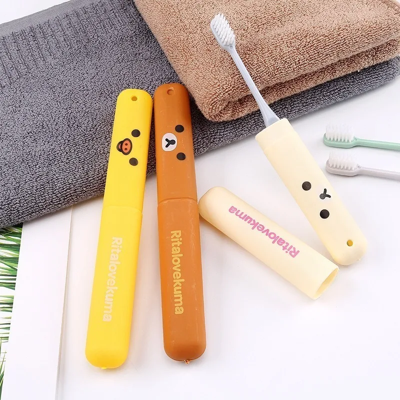 Toothrush Cap Case Protect Storage Cute Box Portable Toothbrush Cover Cute animal Outdoor Travel Hiking Camping toothbrush case