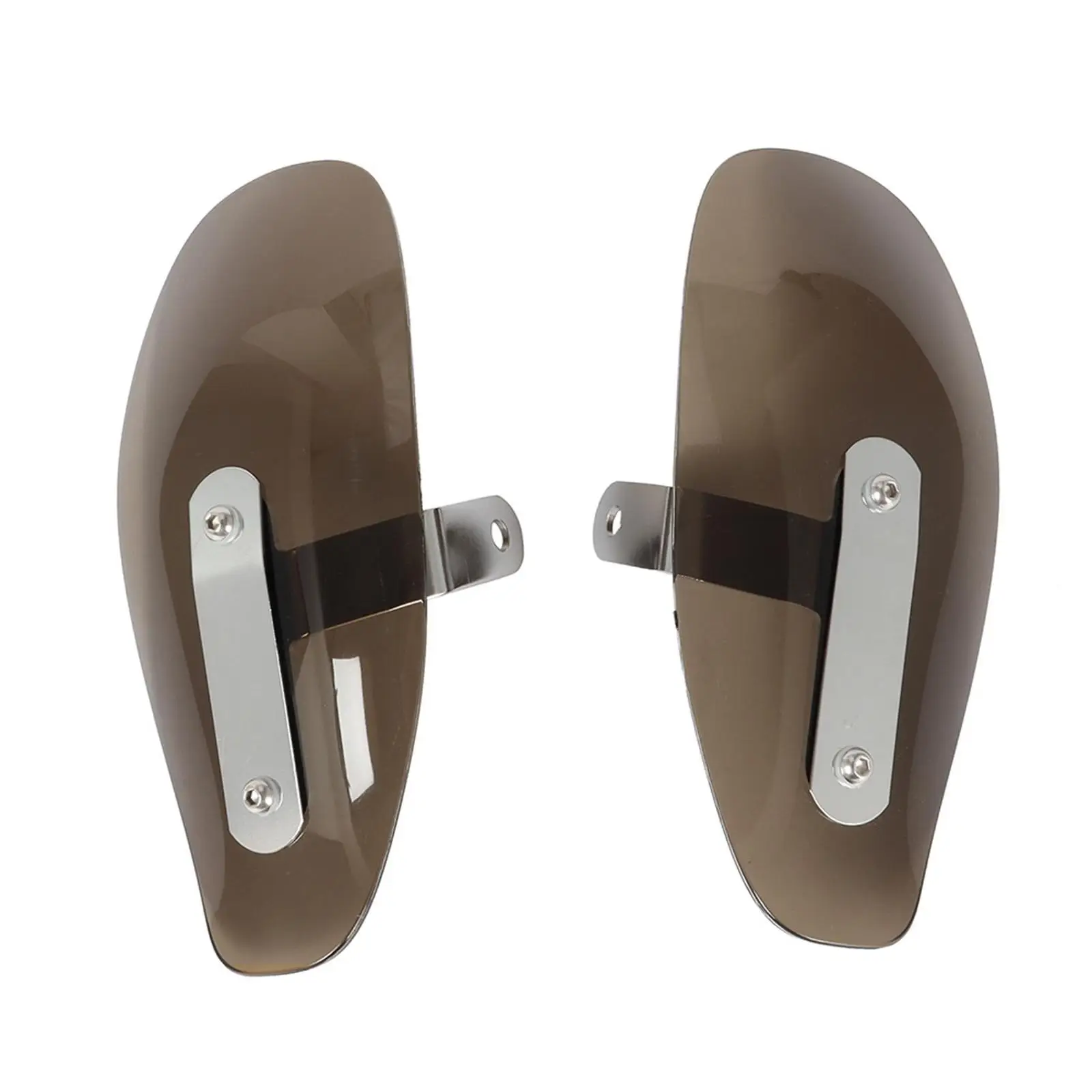 2 Pieces Motorcycle Hand Protector Windshield Deflectors Wind Deflector Premium Metal PVC Suitable for Riding