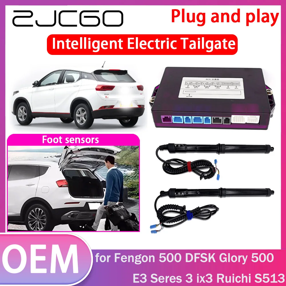 ZJCGO Electric Tailgate Lift Drive Trunk Opening Tail Gate Lift Soft Close Car Door for Fengon 500 DFSK Glory 500 E3 Seres 3 ix3