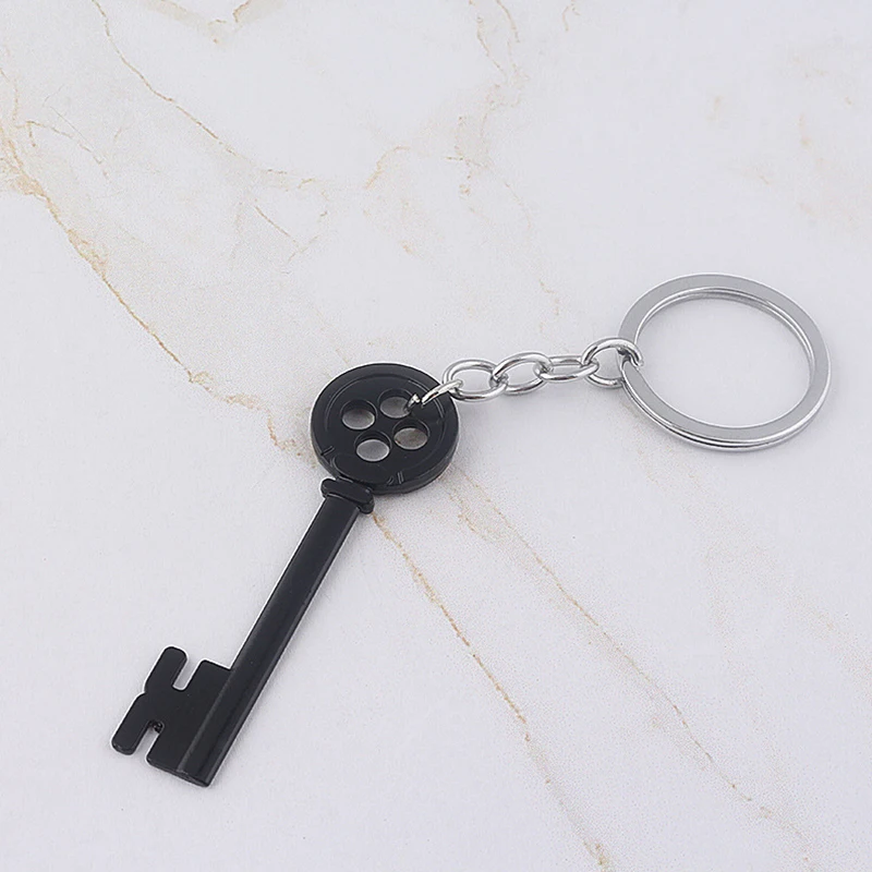 Halloween Metal Key Skeleton Props collana con chiave per scrigno del tesoro nero Neil Gaiman