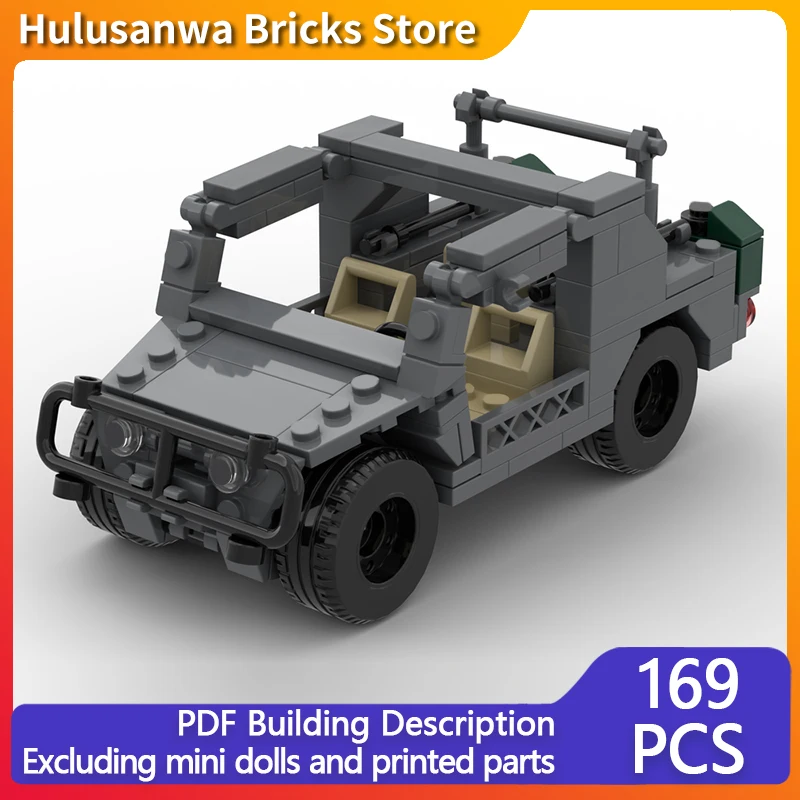 

Special Forces Recon Military Vehicle Model MOC Building Bricks War Equipment Modular Technology Gift Assemble Children Toy Suit