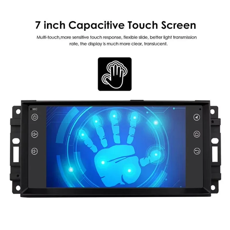 For Universal Jeep Android 13 In-Car Navigation 7-inch - with CarPlay and Android Auto 2+32G