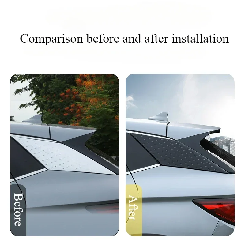 Car Window Pillar Posts Trim B C Column Cover Sticker Decal For BYD YUAN Plus ATTO 3 Champion Edition Auto sticker Accessories