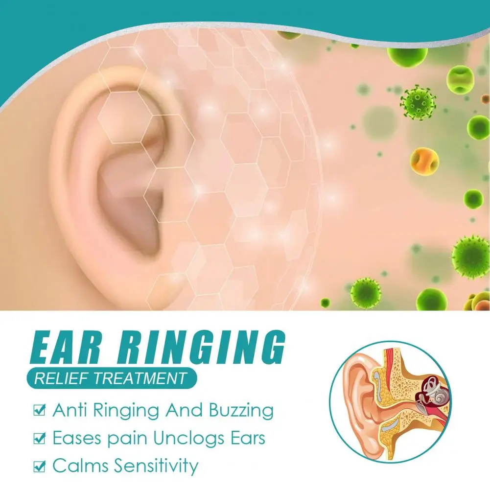Tinnitus Ear Liquid Non-Pungent Tinnitus Oil Lightweight Herbs Functional Tinnitus Relief Ear Drops
