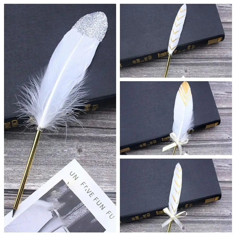 Presente de natal suave novidade papelaria canetas esferográficas assinatura ferramenta de escrita caneta de pena