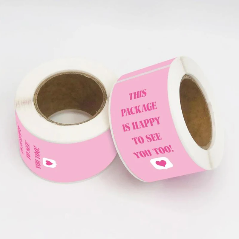جديد Ins الإبداعية بالجملة ذاتية اللصق التعبئة والتغليف شريط ملصقات الختم ملصقات تغليف الهدايا 100 قطعة/لفة