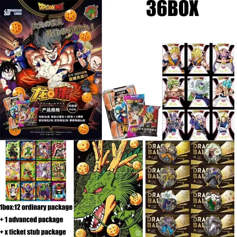 

Dragon Ball Cards Booster Box Case Wholesale Playing Cards Tcg Board Games Party Kids Toys