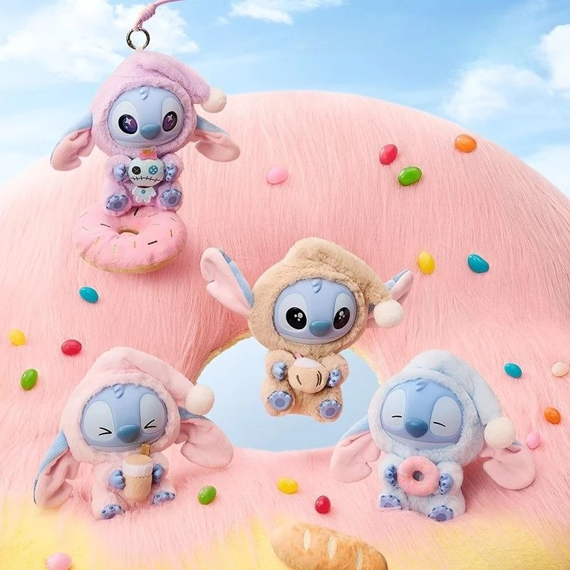 

MINISO Stitch Cosplay Furry Blind Box Cute Blue Toy Desktop Ornament Accessories Birthday Gifts Role Play Props Unisex