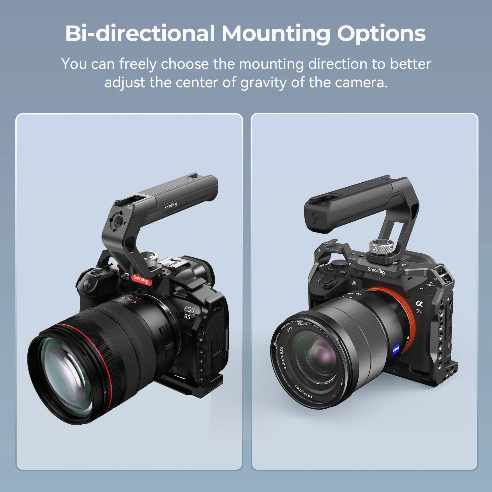 مقبض علوي صغير لفتحات تحديد موقع ARRI (صغير)، الوزن 113 جرام، مقبض علوي للكاميرا المحمولة لسوني لكانون لنيكون 4757 #5