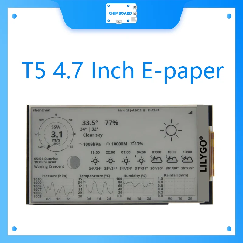 T5 4.7 Inch E-paper V2.3 ESP32-S3 Development Driver Board Display Module Support TF Arduino Compatible Raspberry Pi