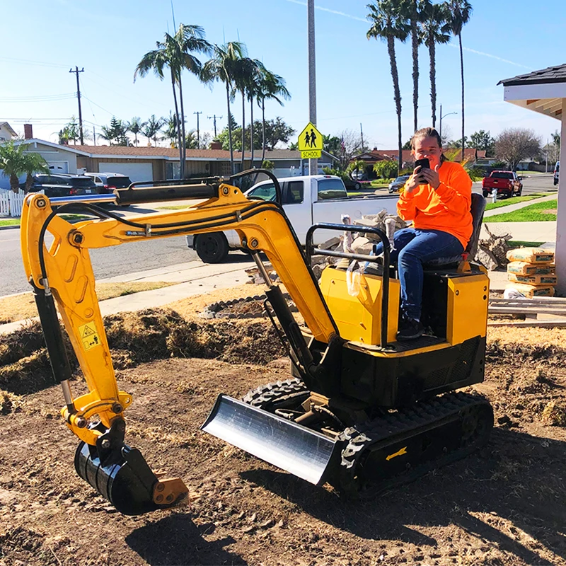 Customized Home Excavator Machinery Mini Hydraul Excav Diesel New Mini Crawler Excavator