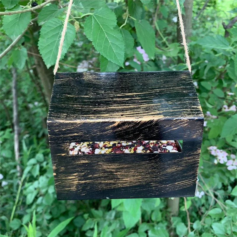 

A50U Hanging Feeding Food Dispenser Holder Outdoor Bird Feeder Outdoor Horticulture Garden Decoration