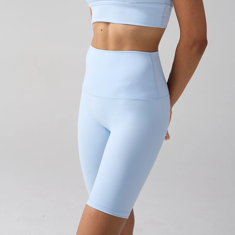 

High-Waist Women's Sports Yoga Shorts High Elastic Slim Fit Outer Wear Quick Drying Fitness Workout Gym Cycling Shorts‍♀️️
