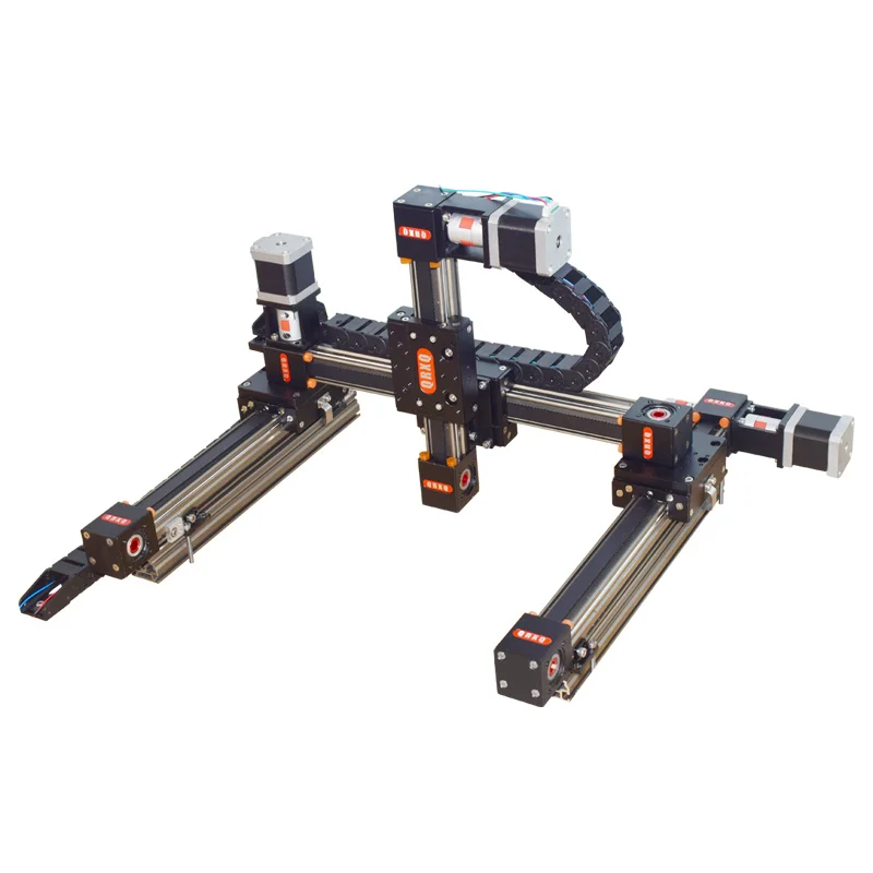 Gantry High Speed Low Noise Guide Double Rail Belt Drive Precision  Linear Actuator Linear Guide