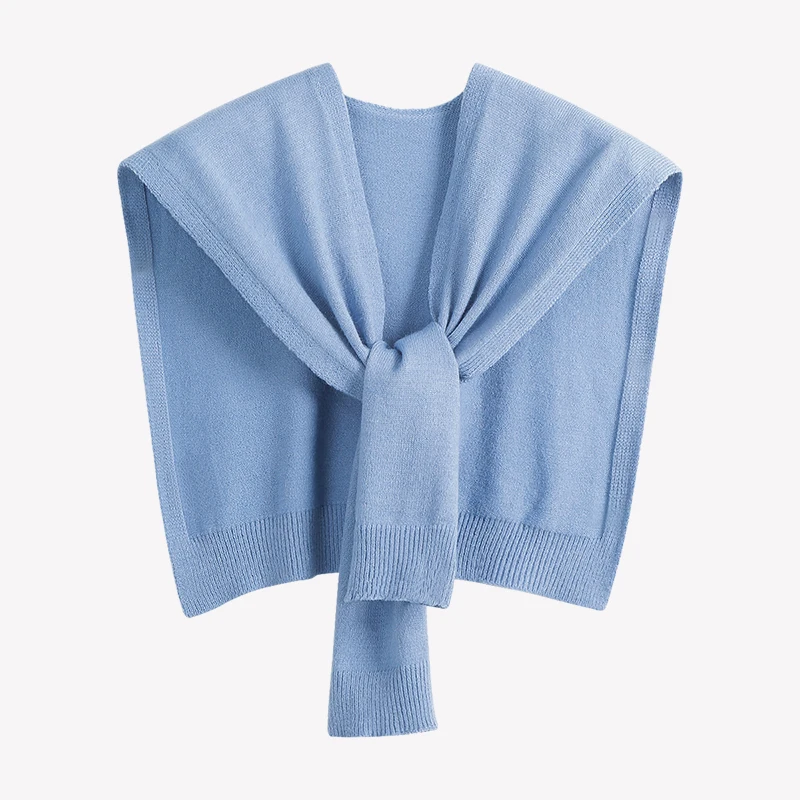 

New Office Lady Shawles for Women Lace-up Women Shawl Short Knitted White Black Women Shawl Vestidos De Verano Mujer 2026 Q3349