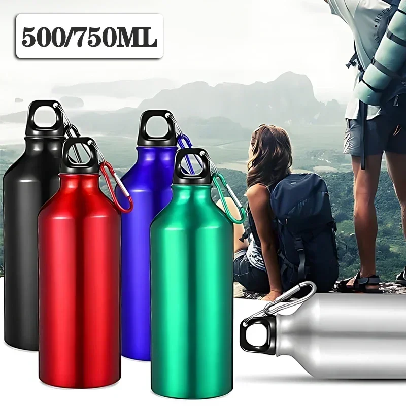 1/2/3PCS Aluminium Outdoor Bike Sport Wasser Flasche Trinken Wasserkocher Trinkbecher Auslaufsicher Wasser Krug für Reisen Laufen Camping