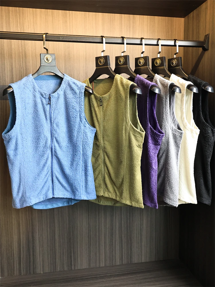 

Полотенце, бархатный мужской моющийся жилет Nel, спорт на открытом воздухе, теплая подставка, полиэстер, осенняя молния, чистый цвет