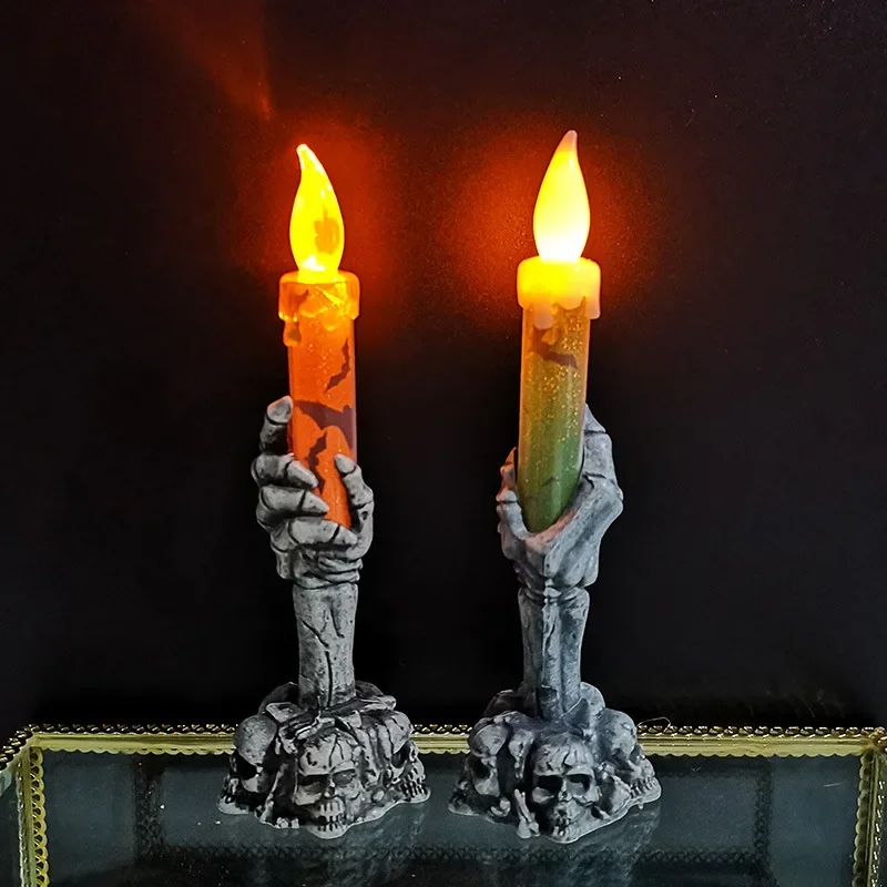 

Halloween Skeletons Ghost Party Candles Pumpkin Party Happy Halloween Party Home Decorations