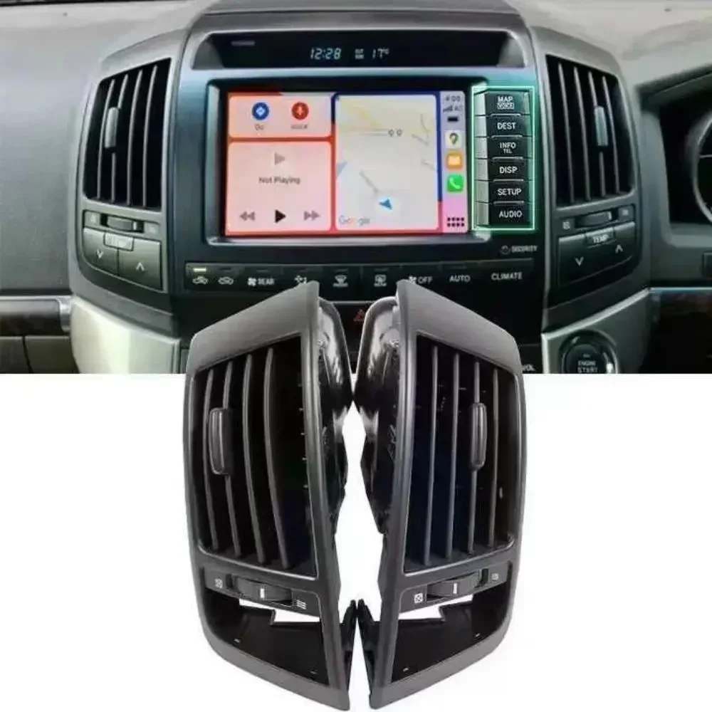 2025Car Interior Dashboard A/C Centerair Conditioning Outlet  LC200 Air Vent For  Land Cruiser FJ200 LC200 2008-2015