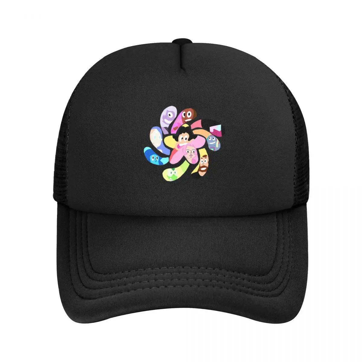 Steven Universe Zentangle Mesh Baseball Caps Snapback Fashion Baseball Hats Breathable Casquette Outdoor For Men's And Women's