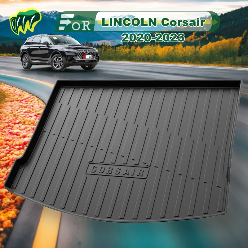 

For LINCOLN corsair 2020-2023 TPE Custom Fit Car Trunk Mat All Season Black Cargo Mat 3D Shaped Laser Measured Trunk Liners